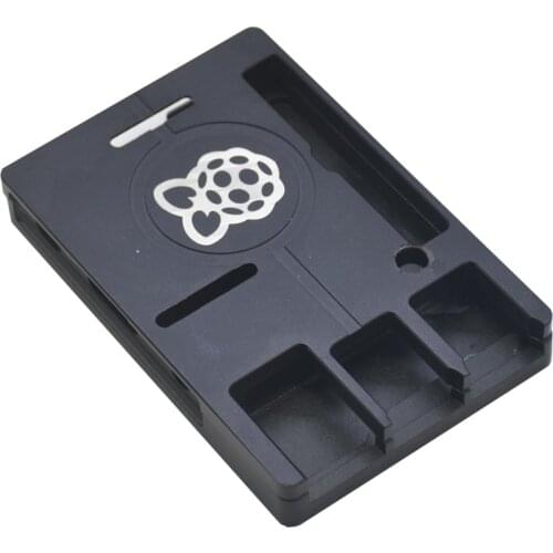 Raspberry Pi 3 Model B+ CNC Aluminum Case Ultra-thin Metal Shell for RPI 3 Model B plus Enclosure Black Silver Case