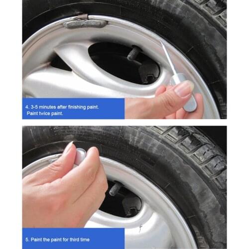 Car Auto Scratch Filler Repair Cover Pen Waterproof Tire Wheel Paint Repair Marker Pen Non-Toxic Car Paint Refresh Car Wax TSLM1