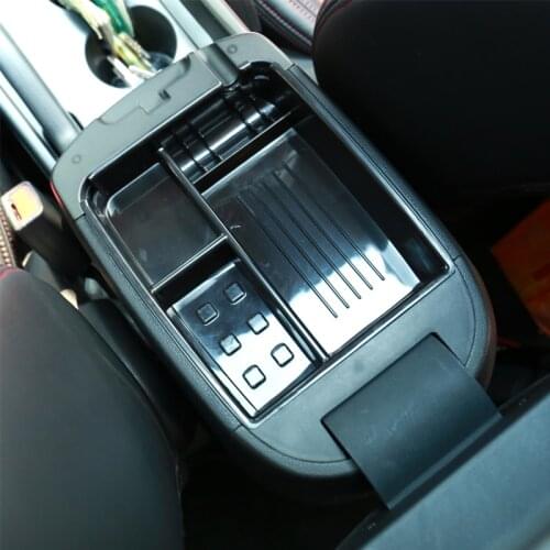 Car Glove Box Armrest Storage box Organizer Center Console Tray For Kia Sportage 3 2011 2012 2013 2014 Interior Accessories