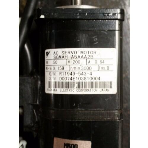 USED 100% TESTED AC SERVO MOTOR SGMAH-A5AAA2B