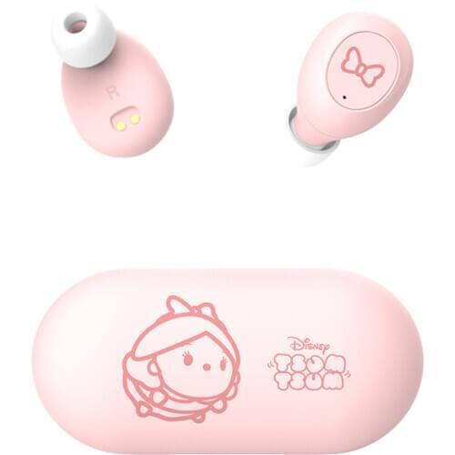 Disney co-branded wireless Bluetooth headset cute cartoon girl mini long battery life standby listening to music sports running