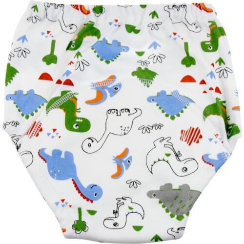 Cute Baby Potty Training Pants Nappies For Toddler Boys And Girls 4Layers 6 Layer Cotton Cloth Diapers Panties Washable Reusable