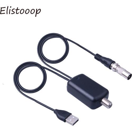 Elistooop 2019 Low Noise Easy Installation HDTV TV Antenna Amplifier Signal Booster Antenna Adapter for wholesaler