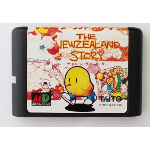 Newzealand Story 16 bit MD Game Card For 16 bit Sega MegaDrive Genesis game console