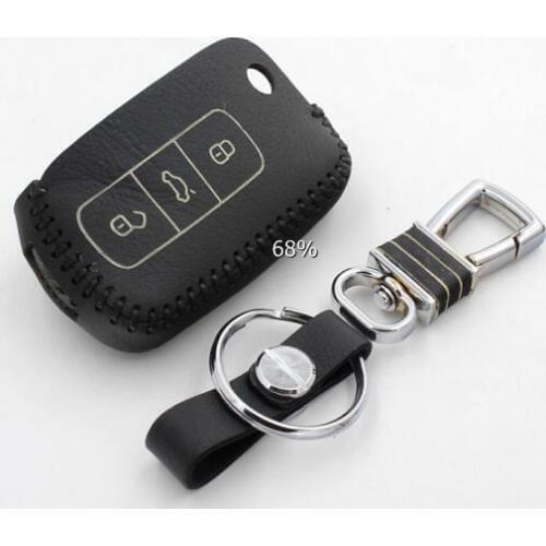 For volkswagen bora 2016 phaeton 2009-2012 bentley mulsanne Continen Leather Car Key Cover key Free shipping