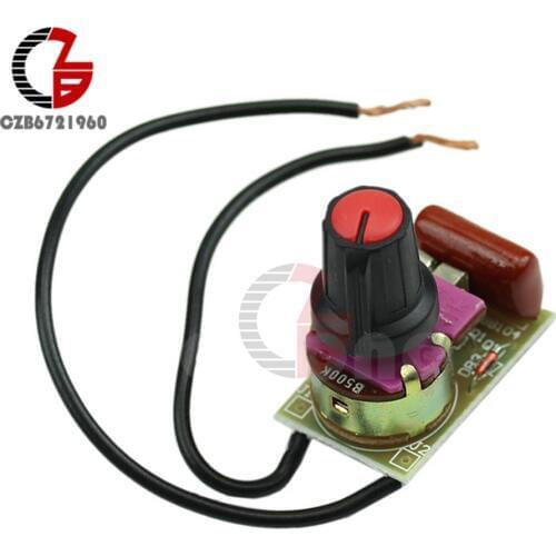 100W Dimmer Module DIY Kit with Switch Potentiometer Speed Regulation Module for Arduino Electronic Suite