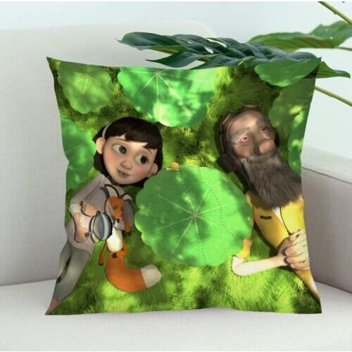 The Little Prince Pillow Cover Bedroom Home Office Decorative Pillowcase Square Zipper Pillow Cases Satin Soft