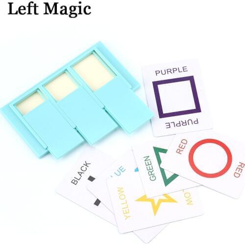 Prediction Blackboard Children Magic Tricks Toys Props Mind Reading ESP Cards Close Up Magic Props Accessories Illusions Street