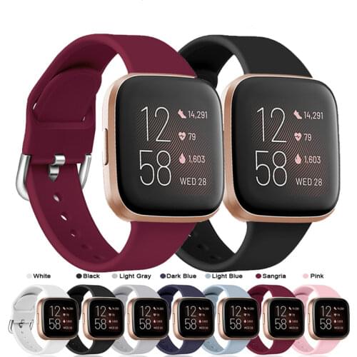 Replacement Band For Original Fitbit Versa/Versa 2 Soft Silicone Waterproof Wrist Accessories Watch Strap For Fitbit Versa 2