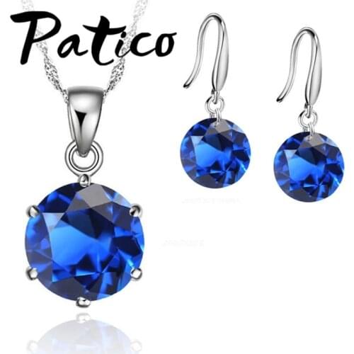 925 Sterling Silver Beautiful Sweet And Lovely Style Necklace Earrings Set Surprise Gift For Women Lady