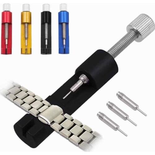 Replacement Tool Watch Link For Band Slit Strap Bracelet Chain Pin Remover Metal Adjuster Repair Tool Kit For Men/Women Watch