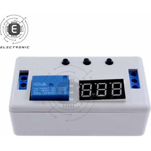 DC 12V 24V LED Digital Display Automation Delay Relay Time Timer Control Cycle Adjustable Switch Relay Module