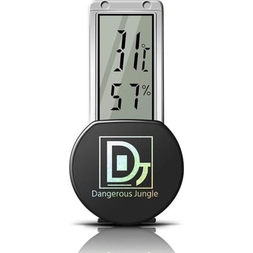 Climbing Pet Thermometer Indoor Reptile Terrarium Pet Turtle Suction Cup Thermometer Measuring Instrument Environmentally Resin