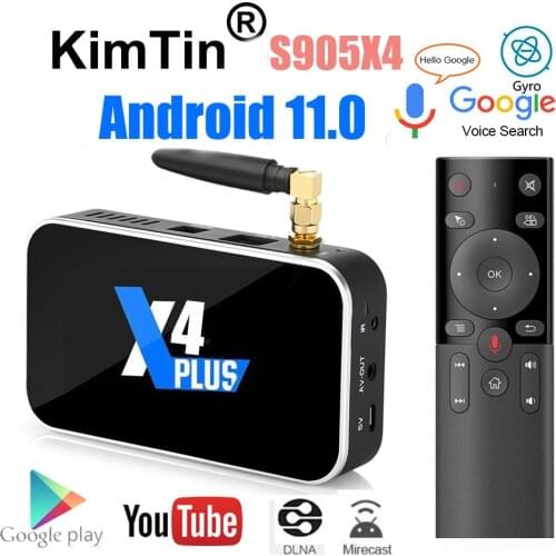 X3 Plus TV Box Android 9.0 RAM DDR4 4GB ROM 64GB Amlogic S905X3 2.4G 5G WiFi 1000M 4Kx2k 2GB 16GB BT4.2 HD Set Top Box X3 Cube