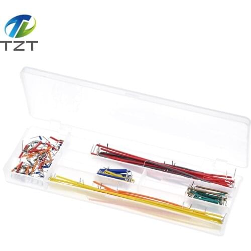 14kind 10strip = 140pcs U Shape Solderless Breadboard Jumper Cable Wire Kit For PCB Bread Board For Arduino Shield