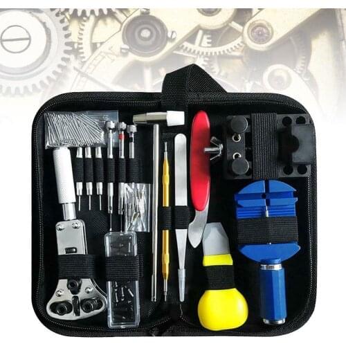 147 Pcs Watch Clock Watch Link Pin Dissolving Opener Housing Repair Tool Kit Set Opener Link Spring Bar Remover Horlogemaker Ger