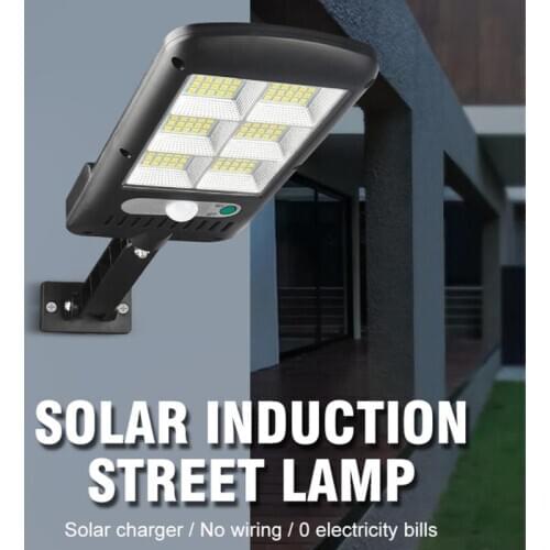 150 COB Solar Street Lights Outdoors Security Light Wall Lamp Waterproof PIR Motion Sensor Smart Remote Control Lamp Wall Light