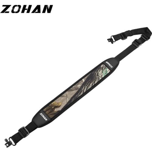 ZOHAN Gun Rifle 2-point Sling Gun Rifle Sling with Swivels Padding Adjustable Strap for Hunting shotgun Accessories