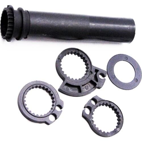 Throttle Core Sleeve Tube Handle Bar Hand Grip Dual Cables Universal Bike 22MM 7/8" Motorcycle Black