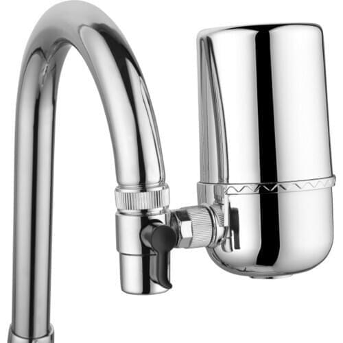 360 Degree Rotatable Faucet Water Purifier Faucet Ceramic Percolator Water Filter For Kitchen Office