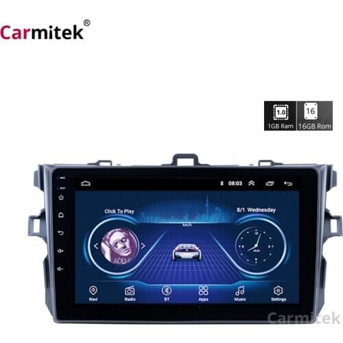 2din stereo Car Multimedia GPS Navigation system Radio Android 2 din for Toyota Corolla 2007 2008 2009 2010 2011 2012 head unit