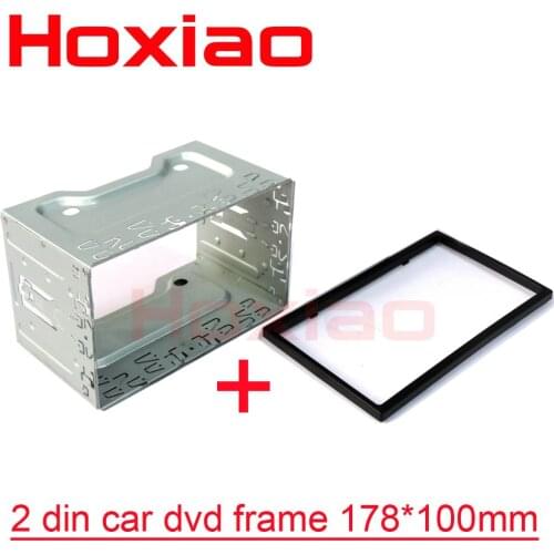 Car Stereo Radio Fascia 2 Din Hardware Frame for VW Series Jetta Chico Golf Bora/Polo/MK3/MK4 Car Kit Stereo