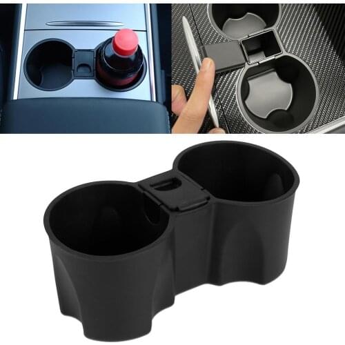 Car Center Console Cup Holder Insert Detachable Portable Silicone Cup Inserts For TeslaModel 3 Y 2021 Car Interior Accessories