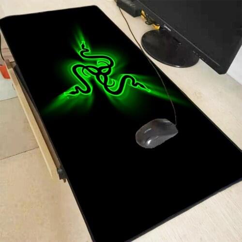 MRGLZY Razer USB interface RGB big gaming mouse pads waterproof computer deskmats 40x90cm LED luminous rubber table blanket XXL