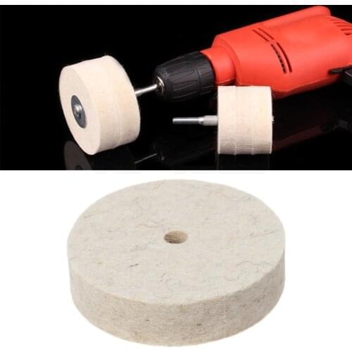 76x20mm Wool Felt Polishing Buffing Grinding Wheel Polisher Disc Pad Rotary Tool