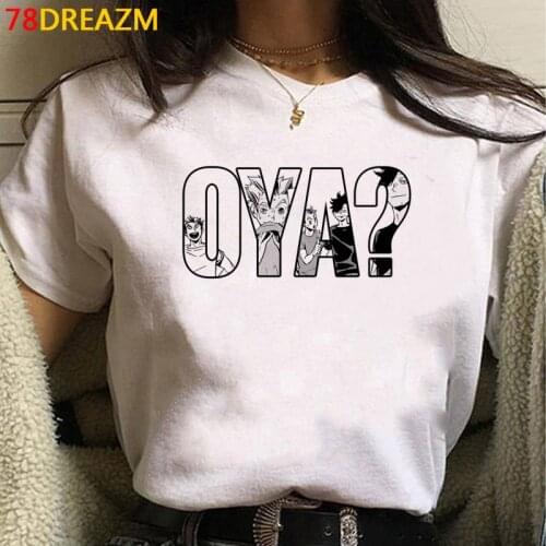 Oya Oya Oya Haikyuu t shirt men streetwear graphic tees harajuku kawaii t shirt vintage