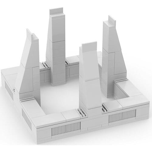 MOC Bracket For 21039 05007 75105 Saturn V Launch Platform Stand Building Blocks Ultimate Rocket Support Bricks Toy For Children