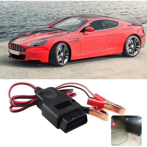 Hot Professional OBD 2 OBD2 Automotive Battery Replacement Tool Car Computer ECU Memory Saver Auto Emergency Power Supply Cable