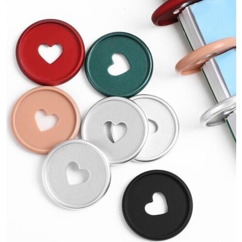 100PCS Frosted Binding Disk Buckle Ring Mushroom Hole Notebook Plastic Buckle 35MM Notebook Loose-Leaf Binding Discs