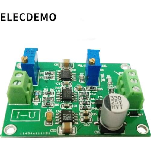 Current to voltage module signal conversion conditioning IU conversion 0/4-20mA to 0-5V transmitter
