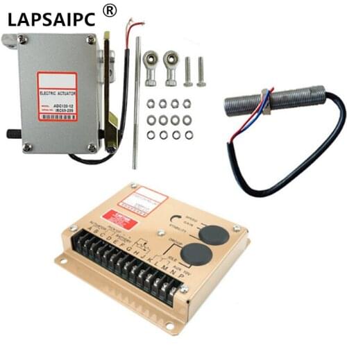 Lapsaipc ESD5500E speed controller Diesel generator Governor 1set ADC120 actuator 3034572 pickup sensor