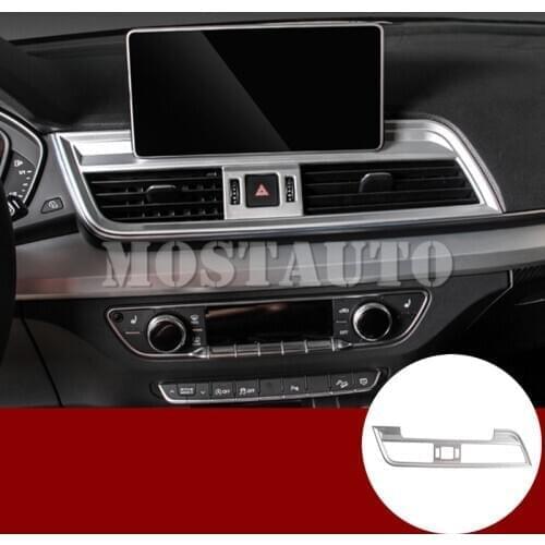For Audi Q5 ABS Interior Center Console Air Vent Outlet Cover Trim 2017-2020 Car Accessories Interior Car Decor Car Trim