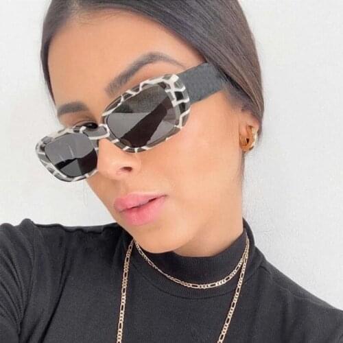 ONEVAN Rectangle Sunglasses Women 2021 Luxury Brand Square Sunglasses for Men Fashion Shades Women Vintage Lentes De Sol Mujer