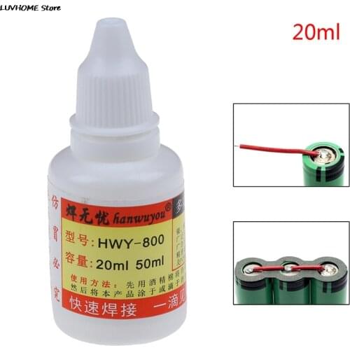 20ml stainless steel liquid flux paste-like flux liquid solder water durable liquid solder Welding PCB Tool best price