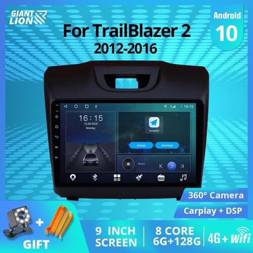 2DIN Android10.0 Car Radio For Chevrolet TrailBlazer 2 2012-2016 Auto Radio GPS Navigation Stereo Receiver DSP Car Receiver IGO