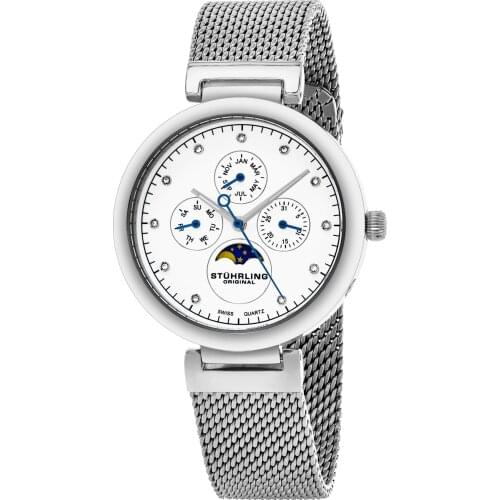 672.01 Stührling 37mm Swiss Production Women 'S Wrist watch