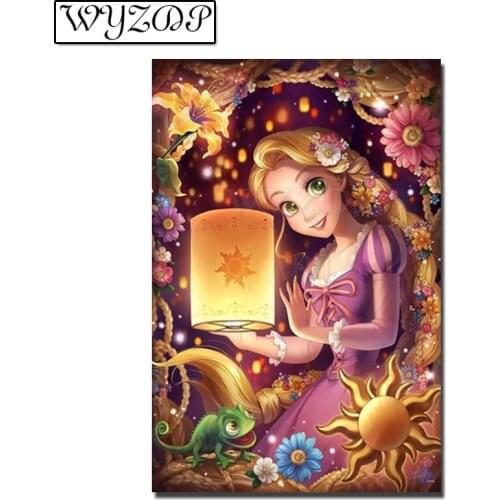5D Diamond painting Cartoon Picture Full Square/Round Diamond Embroidery Cross stitch Mosaic Gift Kits Home decor WYZWYZ191011
