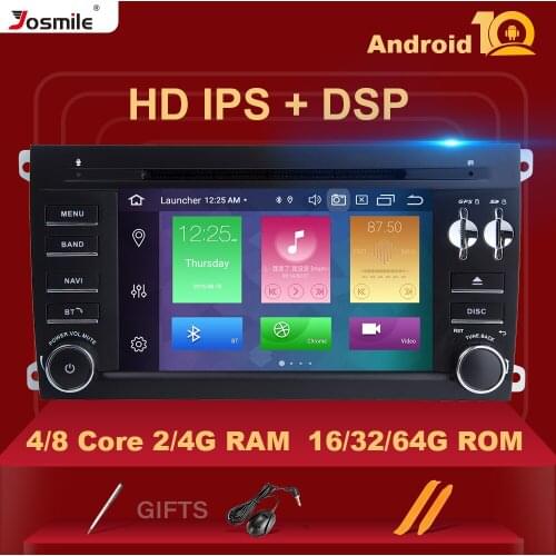 4GB DSP 2Din Android 10 Car DVD Multimedia For Porsche Cayenne S GTS 2002-2009 GPS Radio Audio stereo Navigation IPS Carplay RDS