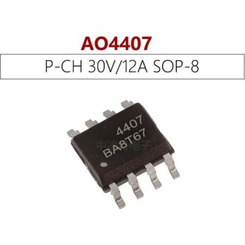 Free Shipping 100pcs AO4407A 4407A MOSFET SOP-8