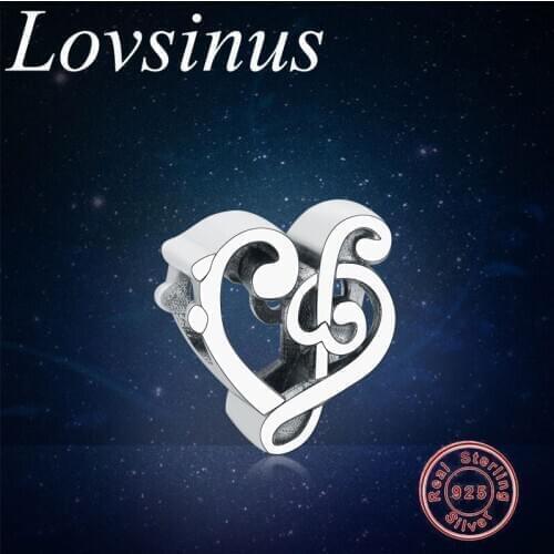 2020 New Style 925 Sterling Silver Note Charms Beads Fit Original Europe Charm Bracelet Necklace Bangle DIY Jewelry Making Gift