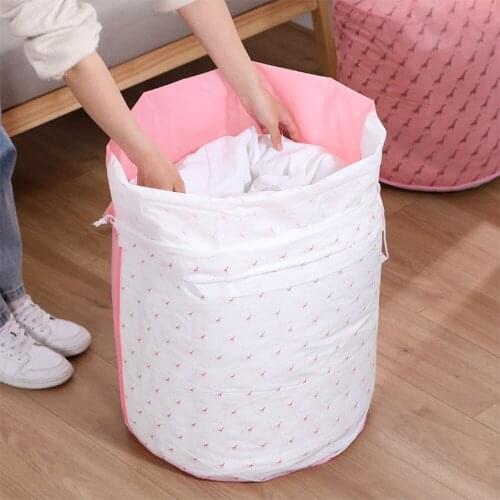 Household Quilt Dust Bag Round Beam Quilt Storage Bag Finishing Bag Packing Drawstring Clothes Moisture-Proof Clothes Packaging