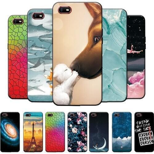 Phone Case For OPPO A1K Case Silicone For OPPO RX17 R17 Neo Cover For OPPO K1 A1K Case Shell Soft Black TPU Scenery Case Bumper