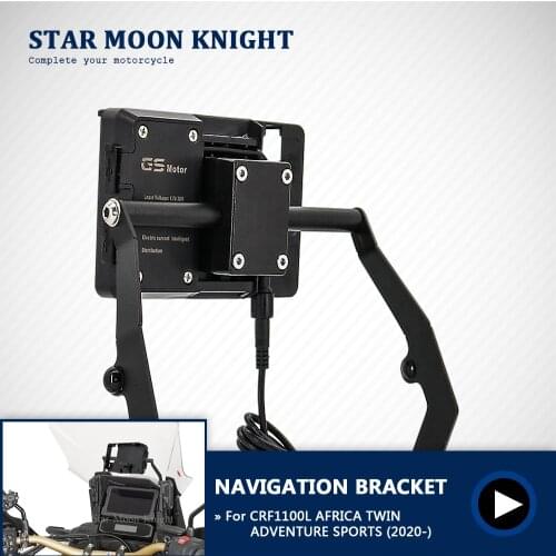 For HONDA CRF1100L AFRICA TWIN ADVENTURE SPORTS 2020 Motorcycle Stand Holder Phone Mobile Phone GPS Navigation Plate Bracket