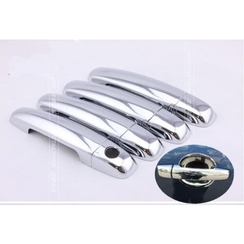 FUNDUOO New Chrome Car Door Handle Cover Trim Sticker For Suzuki SX4 Hatchback 2006 2007 2008 2009 2010 2011 2012