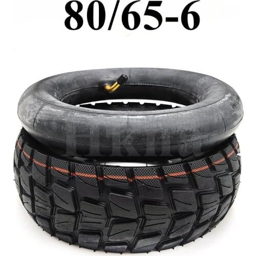 Good Quality 80/65-6 Inner Outer Tyre 10 Inch Off-road Tire for Electric Scooter Accessories