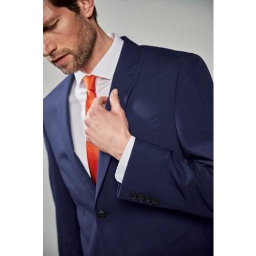 Custom Mens Suit Winter Wide-Waisted Single Breasted Business Casual V-Neck Party Wedding Groomsma With Pant